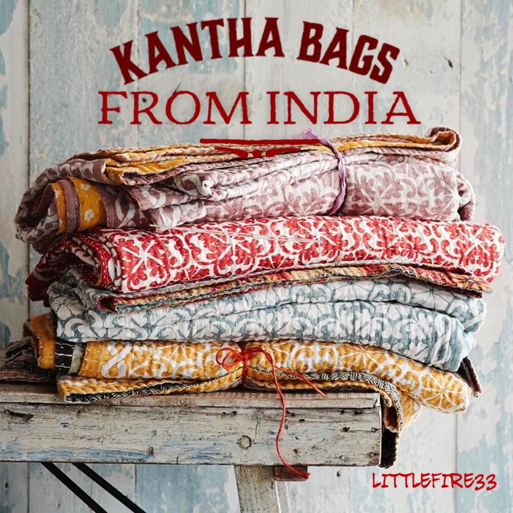 KANTHA QUILTED BAGS